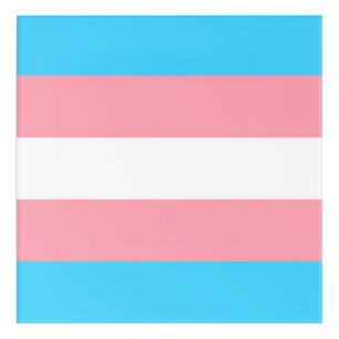 Transgender Flag Acrylic Print