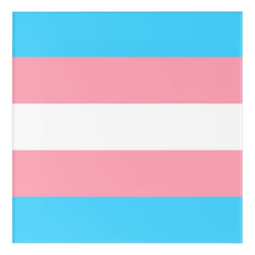 Transgender Flag Acrylic Print