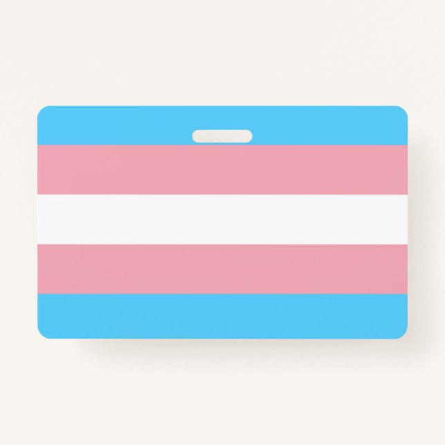 Transgender Flag Badge (Front)