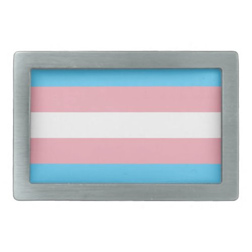 Transgender Flag Belt Buckle