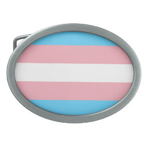 Transgender Flag Belt Buckle
