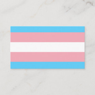 Transgender Flag Business Card
