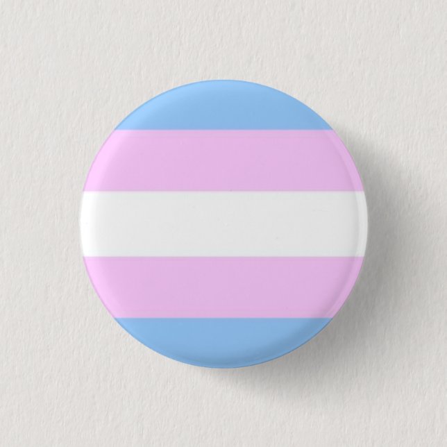 Transgender Flag Button (Front)