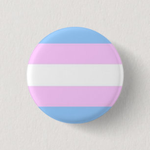 Transgender Flag Button