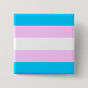 Transgender flag button