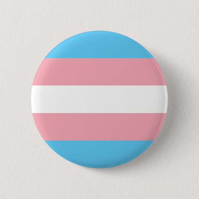 Transgender Flag Button - (Front)