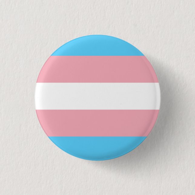 Transgender Flag Button (Front)