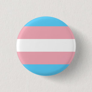 Transgender Flag Button