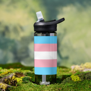 Transgender Flag, community, Pride / gender flag Water Bottle