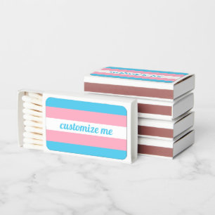 Transgender Flag Customized Matchboxes
