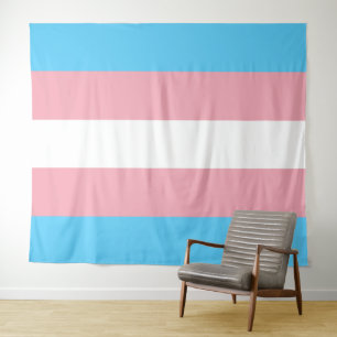 Transgender Flag Extra Large Tapestry