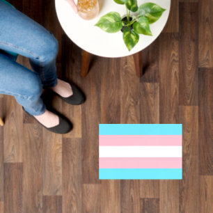 Transgender Flag floor stickers, Pride  Decals