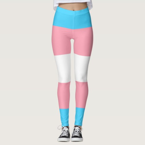 Transgender Flag Leggings