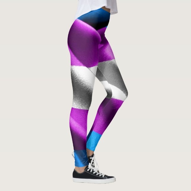 Transgender Flag Leggings (Right)