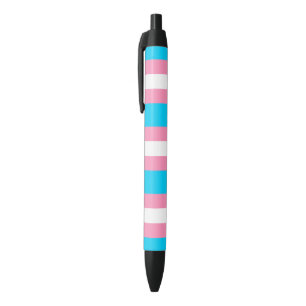 Transgender Flag LGBTQIA+ Pink, Blue and White Pen