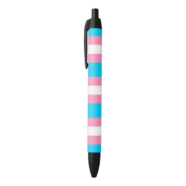  Transgender Flag | LGBTQIA+ Pink, Blue and White Pen (Top (Vertical))