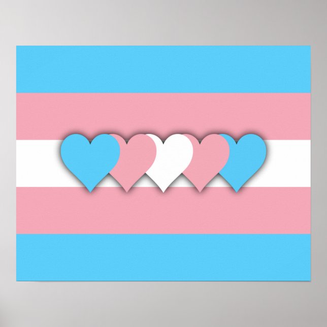 Transgender flag Poster (Front)
