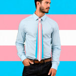 Transgender Flag & Pride community business ties<br><div class="desc">Neck Tie (business): Transgender Flag & Pride community symbol representing transgender individuals and the transgender community.</div>