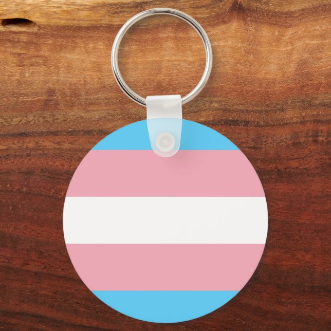 Transgender Flag & Pride community / gender Keychain (Front)