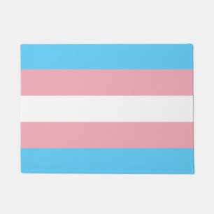 Transgender Flag & Pride community house mat /LGBT