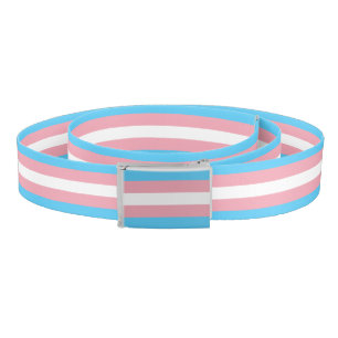 Transgender Flag & Pride community /stripe fashion Belt