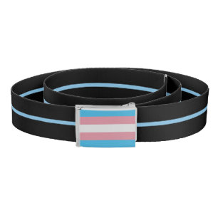 Transgender Flag & Pride community /stripe fashion Belt