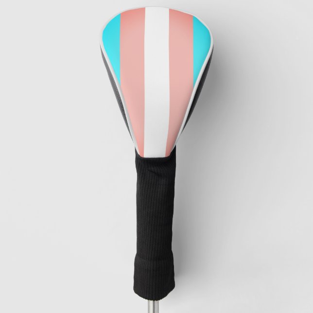Transgender Flag & Pride Love golf community /LGBT Head Cover (Front)