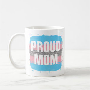 Transgender Flag Proud Mom Coffee Mug