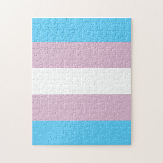 Transgender Flag Puzzles (Vertical)