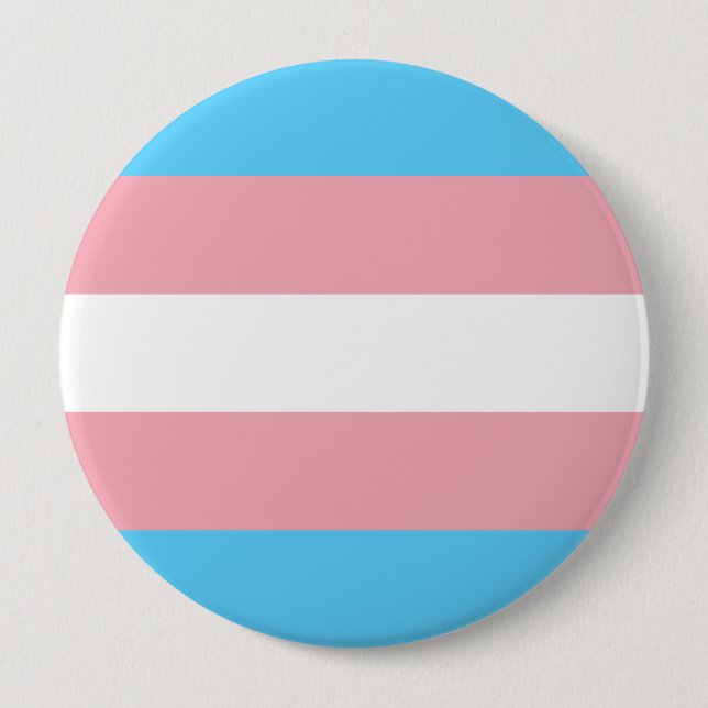 transgender flag trans lgbt lgbtq gay lesbian homo button (Front)