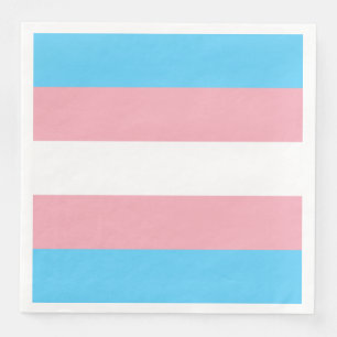 transgender flag trans lgbt lgbtq gay lesbian homo paper dinner napkins