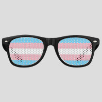 transgender flag trans lgbt lgbtq gay lesbian homo retro sunglasses