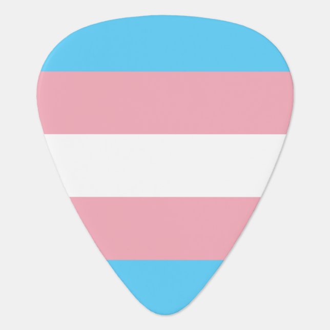 Transgender flag trans pride LGBT symbol gay homos Guitar Pick (Front)