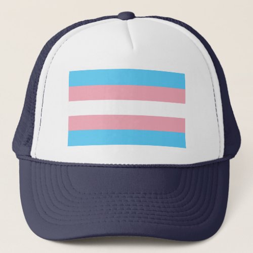 Transgender flag trans pride LGBT symbol gay homos Trucker Hat