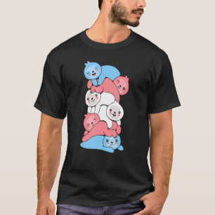 Transgender Flag Trans Pride Lgbtq Sloth T-Shirt