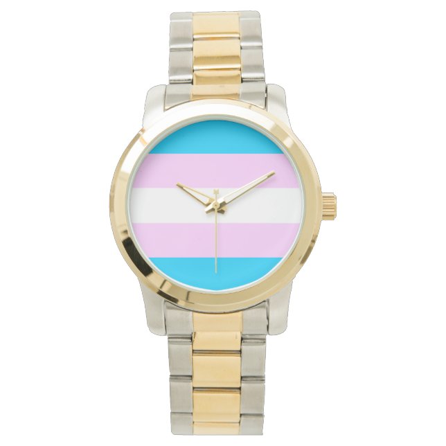 Transgender flag watch (Front)