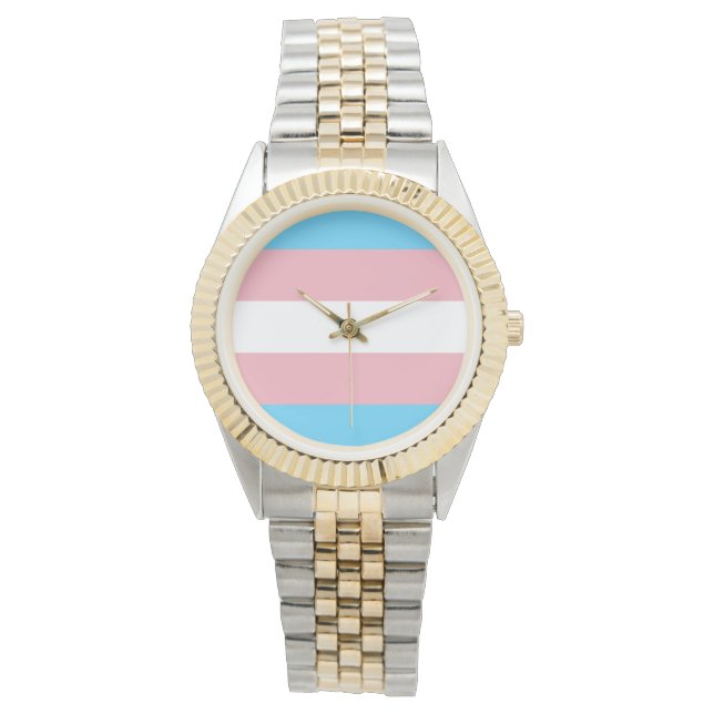 Transgender flag watch (Front)