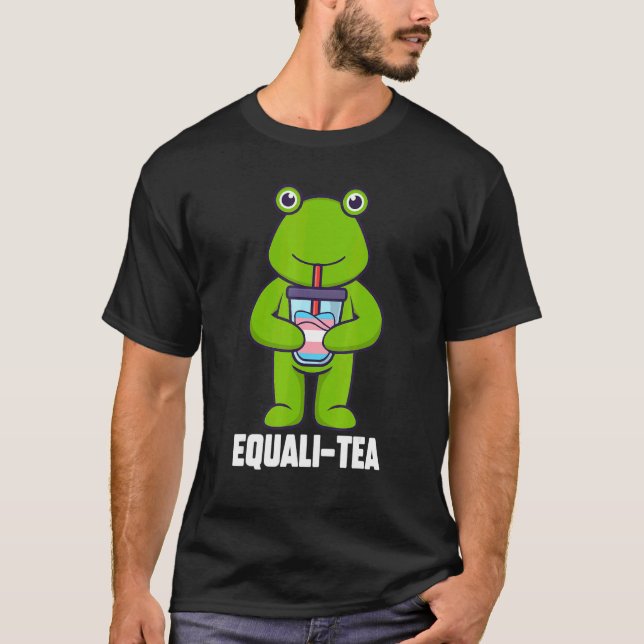 Transgender Frog Equali Tea Transgender Frog Equal T-Shirt (Front)