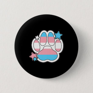 Transgender Furry Paw Lgbtq Month Gay Rights Pride Button