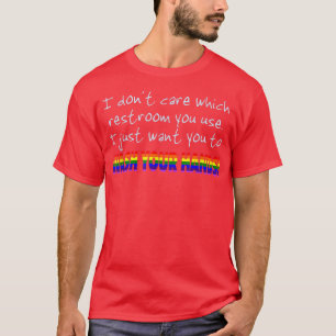 Transgender Gender Rights Bathroom Support 5961 T-Shirt