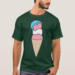 Transgender Ice Cream Trans Pride  T-Shirt