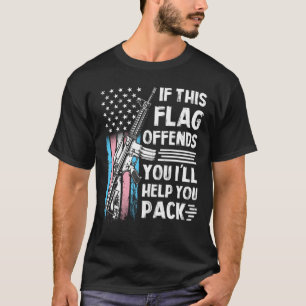Transgender If This Flag Offends You Trans Rainbow T-Shirt