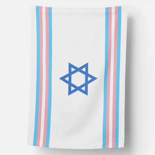 Transgender Israel Pride Flag (Front)