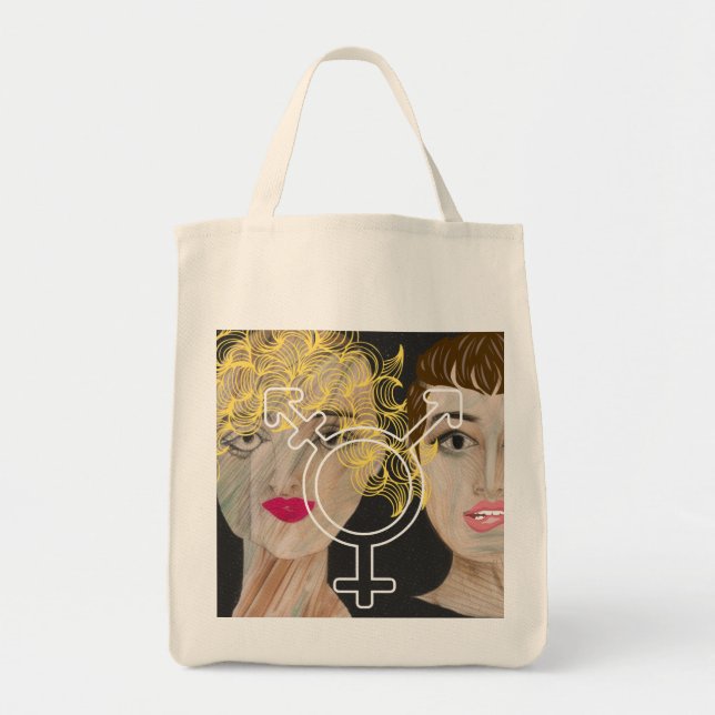 Transgender Love Tote Bag (Front)