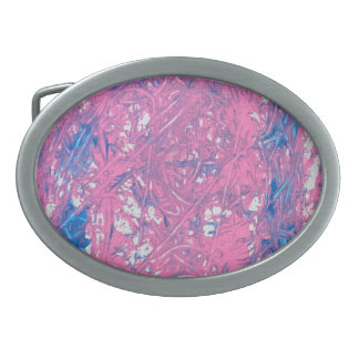 Transgender Marble Artwork Belt Buckle