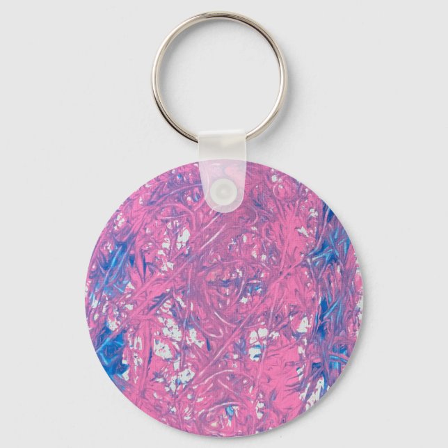 Transgender Marble Artwork Keychain (Front)