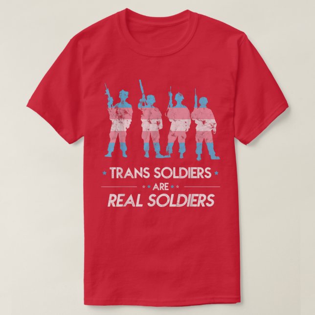 Transgender Military Support Trans Rights5964  T-Shirt (Design Front)
