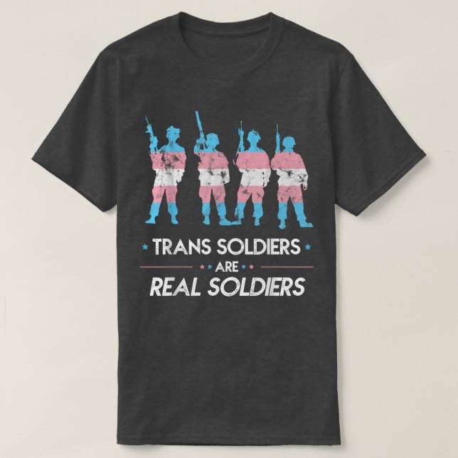 Transgender Military Support Trans Rights 5965  T-Shirt (Design Front)