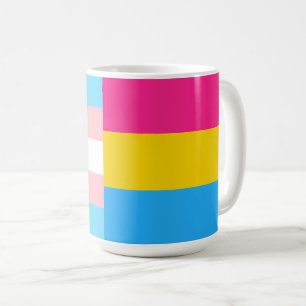 Transgender Pansexual Dual Pride Flag Coffee Mug