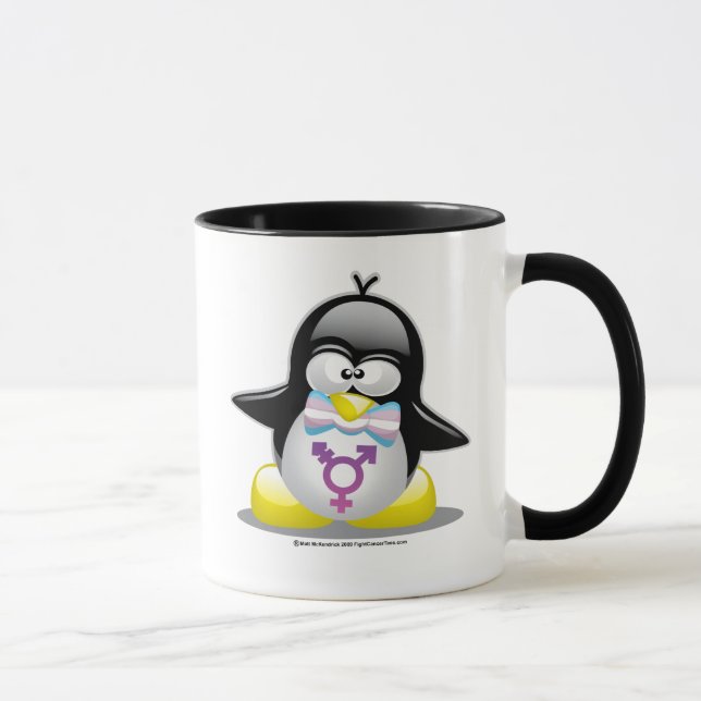 Transgender Penguin Mug (Right)